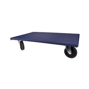 Toolland Meubelroller, met 4 zwenkwielen, draagkracht tot 400 kg, blauw - QT407