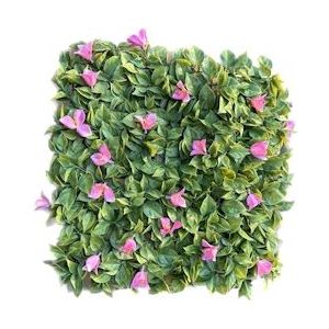 GeckoWall "ANTALYA" | Groentewand met premium roze tulpenani | Kunstmatige bloemenmuur voor gastronomie | Pannelli van muur tot muur - roze Kunststof 4255604500531