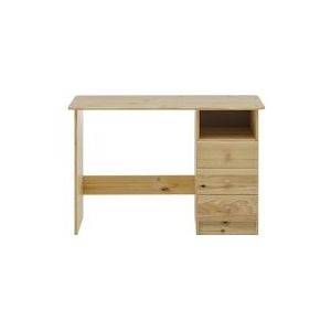 SIT Möbel Bureau | 3 laden, 1 open plank | massief grenen | B 110 x D 54 x H 73 cm | naturel | 19000-72 | Serie SCHREIBTISCH - bruin Multi-materiaal 19000-72