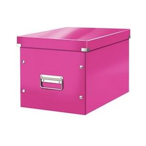 Leitz Click & Store kubus grote opbergdoos, roze - roze 61080023