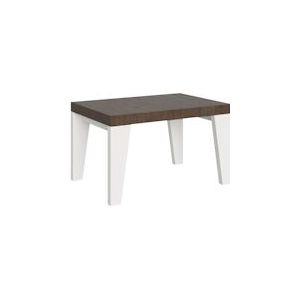 Itamoby Uitschuifbare tafel 90x130/390 cm Naxy Mix Walnoot blad, witte essen poten - 8050598046265
