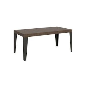 Itamoby Uitschuifbare tafel 90x180/440 cm Antraciet Flame Walnoot structuur - 8050598016169