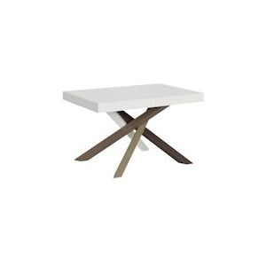 Itamoby Uitschuifbare tafel 90x120/224 cm Volantis structuur As wit 4/C - 8050598100837