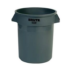 Gastronoble Rubbermaid afvalcontainer Brute, zonder deksel, 76 liter, grijs - GAS-L638