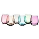 LEONARDO drinkglas SORA 360 ml, vaatwasmachinebestendig, gekleurd, 6 stuks - meerkleurig Glas 047289