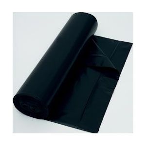 Merkloos Vuilniszak 37 micron, formaat 70 x 110 cm, 110-130 liter, zwart, rol van 25 stuks - 15018