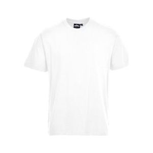 Portwest - TURIN Premium Werk-T-shirt Wit Maat L - L 5036108095124