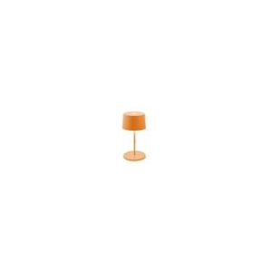 Zafferano Olivia Pro mini oranje oplaadbare en dimbare LED tafellamp - LD0860Z3