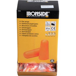 IRONSIDE Oordopjes 200 paar - oranje A87496