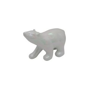 Tarrington House ijsbeer, keramisch, 17 x 23,5 x 10,6 cm, wit - wit Keramiek 68035