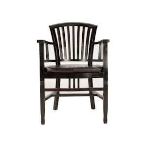 SIT Möbel fauteuil antiek bruin | massief mahoniehout | B 55 x D 55 x H 95 cm | 09563-30 | Serie SAMBA - bruin Massief hout 09563-30
