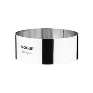 Vogue ronde moussering 3,5x9cm - Roestvrij staal CC057