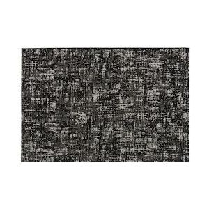 Oviala Business Polypropyleen buitentapijt 200 x 290 cm zwart - zwart Polypropyleen, kunststof 107072