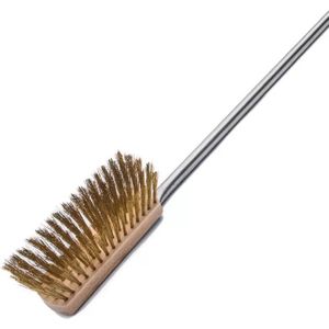 Giemme Spoleto – Lang borstel 106 cm voor ovens tot 85 cm diep – messing haren en RVS steel - p-304-sog-090-GM