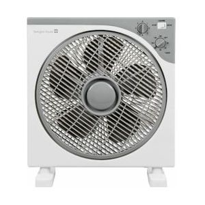 Tarrington House Tafel ventilator, kunststof, 38 x 15.5 x 43.5 cm, met 3 snelheidsstanden, grijs / wit - wit Kunststof 4337102389556