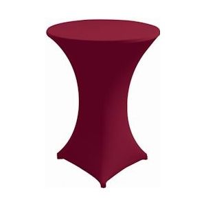 Gastro Uzal tafelkleed stretch, bedekt voor een staande tafels: 80-85 cm Hoogte: 110-115 cm Bordeauxx - rood 8011