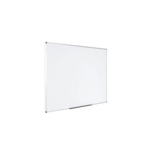 Bi-Office Maya Licht Geruit Gelakt Staal Whiteboard Met Subtiele Aluminium Omlijsting En Pennenbakje, 90x60 cm - wit Staal MA0307170