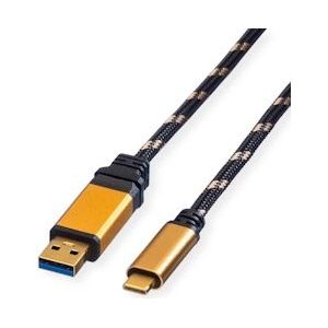ROLINE GOLD USB 3.2 Gen 1 kabel, A-C, M/M, 1 m - meerkleurig 11.02.9013