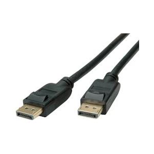 ROLINE DisplayPort Kabel, DP v1.3/v1.4, M/M, zwart, 1 m - zwart 11.04.5810