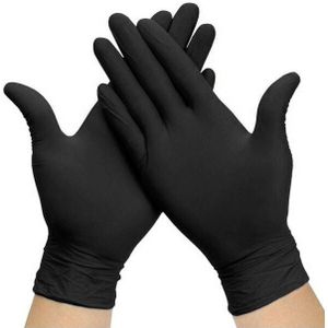 MONOUSO - Nitril handschoenenen zwart maat L AQL 1.5 (1000 stuks) - L zwart 18435771411394