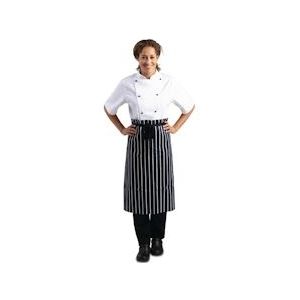 Whites Chefs Clothing Whites sloof blauw-wit gestreept - Multi-materiaal A647