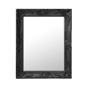 vidaXL Wandspiegel barok stijl 50x60 cm zwart - 320319