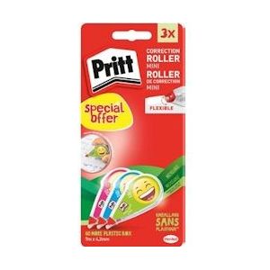 Pritt mini correctieroller, op blister - blauw Papier 5410091324308