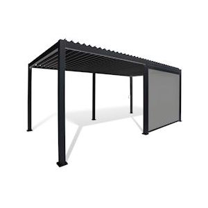 BEST - Zijscherm/screen voor Cadiz 265cm  Antraciet - grijs 49927150