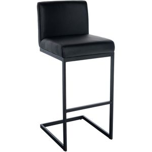 CLP Barkruk Hopewell kunstleer zwart - zwart Polyester 325490