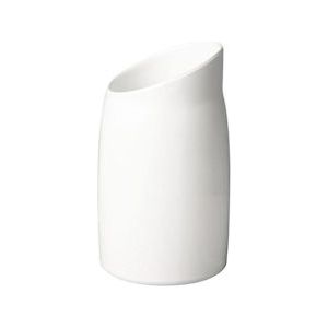 APS dressing pot/dressing container -CASUAL-Ø 12 cm, H: 21,5 cm - wit Synthetisch materiaal 83867