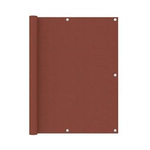 vidaXL Balkonscherm 120x400 cm oxford stof terracotta - rood 134981