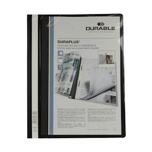 Durable personaliseerbare snelhechtmap Duraplus zwart - 736124