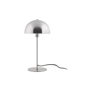 Leitmotiv Tafellamp Bonnet - Metaal Satijn Nikkel - 39x20cm - grijs 8714302666704