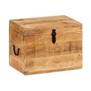 vidaXL Opbergdoos 39x28x31 cm massief mangohout - 338483