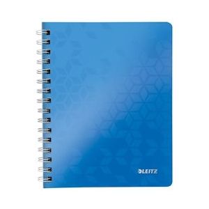 Leitz WOW schrift ft A4, geruit 5 mm, blauw - 4002432567317