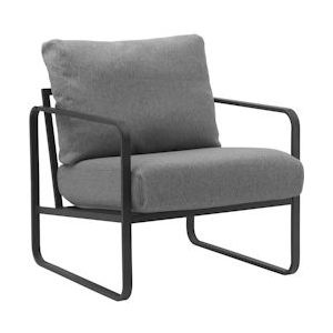 CLP Lounger Manea stof donkergrijs - 323814