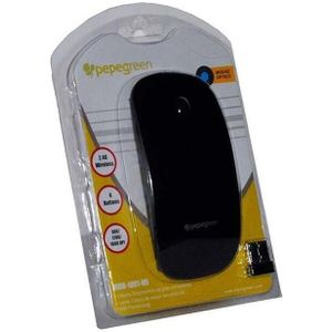 Powergreen Pepegreen Raton Draadloos Zwart 4 Knoppen - MOU-1001-WI