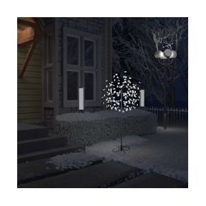 vidaXL Kerstboom 120 LED's koudwit licht kersenbloesem 150 cm - 51263