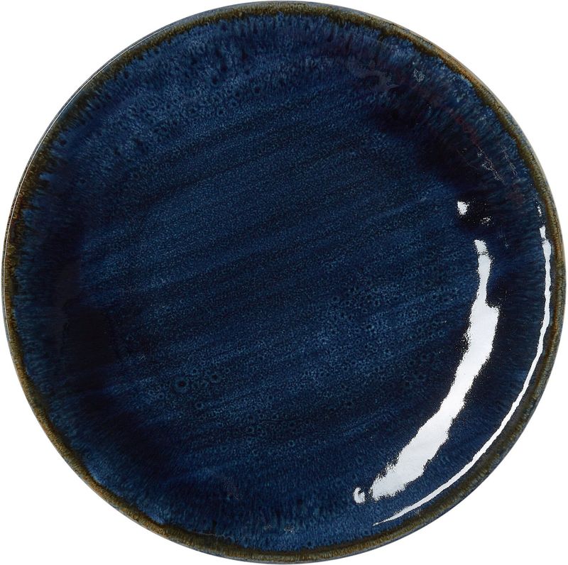 WAS Germany - Plat Bord - Donker Oceaan - Set à 6 Stuks - Ø 30 cm - Porselein