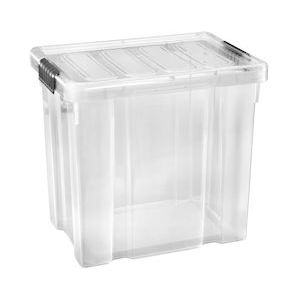 Tarrington House Clear Box, met deksel, 28 l, transparant - transparant Kunststof 331471