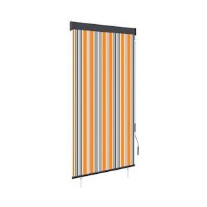 vidaXL-Rolgordijn-voor-buiten-80x250-cm-geel-en-blauw