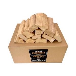 PINI 20 kg brandhout ZONDER SCHORS Beuken 30-33 cm grillhout voor pizza oven grill roker open haard vuurschaal - Massief hout BR-ENTR-30-33cm-20kg