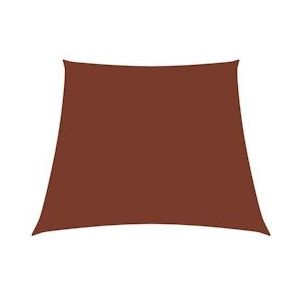 vidaXL Zonnescherm trapezium 3/4x3 m oxford stof terracottakleurig - rood 135407