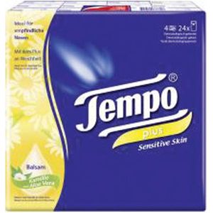 Tempo Zakdoekjes Plus 10X24X10 St - 28750117