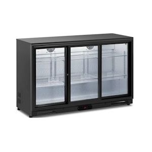 Royal Catering Dranken koelkast - 318 l - Royal Catering - Acero con revestimiento en polvo Black