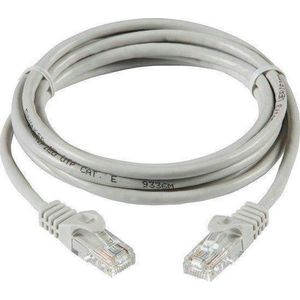 ValeDelucs Internetkabel Netwerkkabel 0,25 meter - CAT6 UTP kabel RJ45 - Grijs - grijs VD6U-0.25M