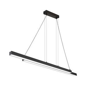 Globo Lighting Hanglamp metaal zwart dof, LED - zwart Metaal 15537