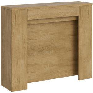 Itamoby Uitschuifbare console 90x25/181 cm Kiba Natuurlijk Eiken - bruin 8050598200414