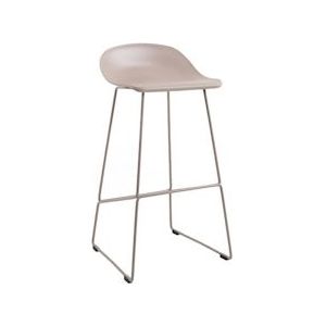 Bronx71 Scandinavische Barkruk Ellen taupe 76 cm - grijs Kunststof 8720663659903