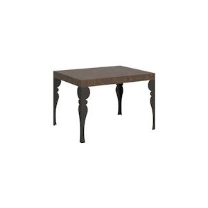 Itamoby Uitschuifbare tafel 70x110/194 cm Paxon Antraciet Walnoot Structuur - 8050598200278